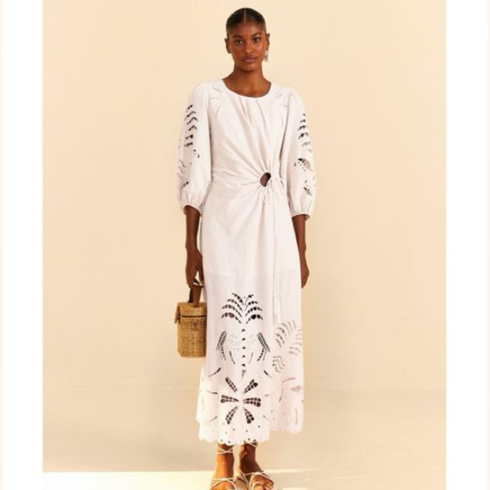 NWT FARM Rio RICHILIEU CUT OUT
MIDI DRESS